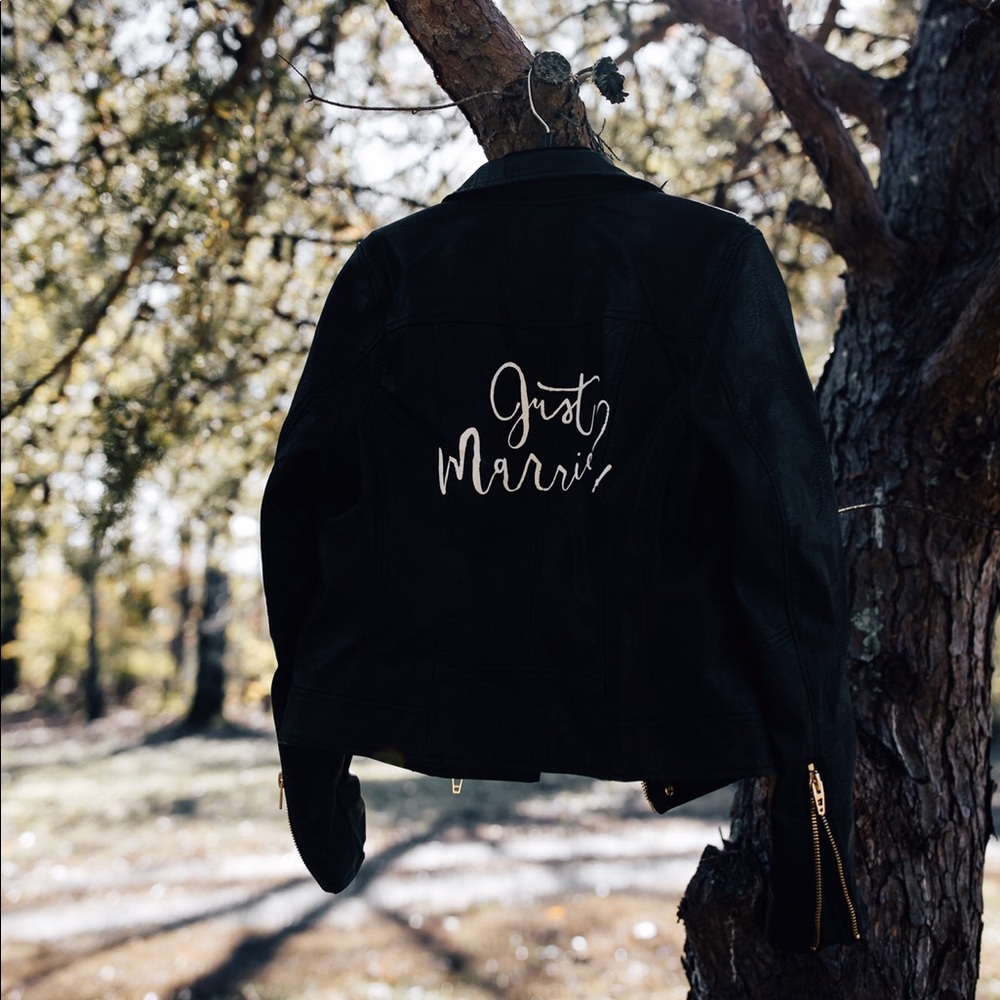 Just Married Leather Jacket